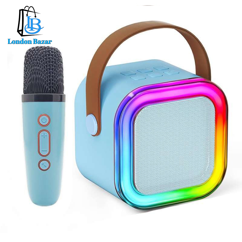 K12 Speaker Bluetooth Wireless Karaoke 2 Microphone