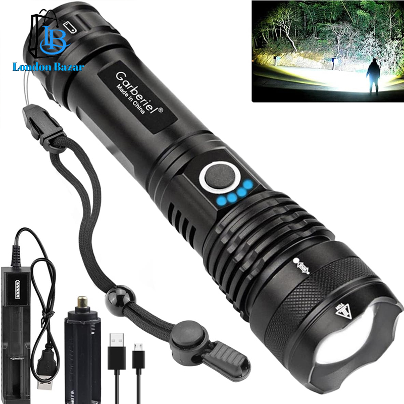 XHP70 Rechargeable LED Flashlight,