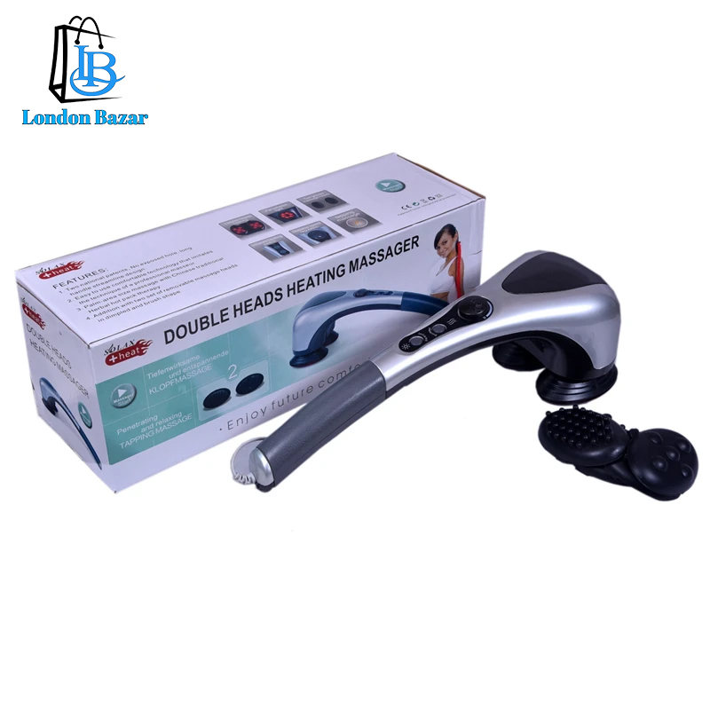 Double Heads Heating Massager