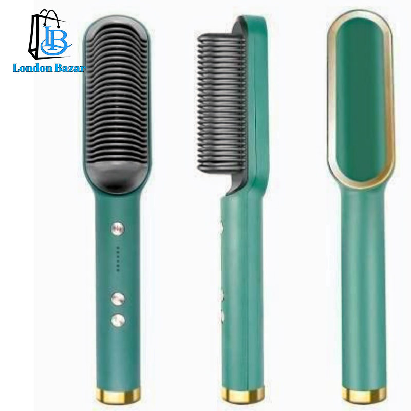 Smart Hair Straightener Brush